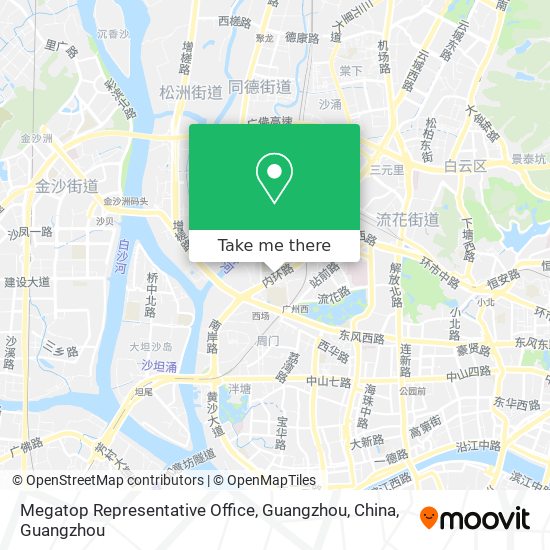 Megatop  Representative Office, Guangzhou, China map