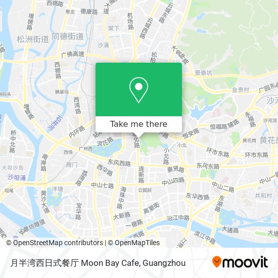 月半湾西日式餐厅 Moon Bay Cafe map