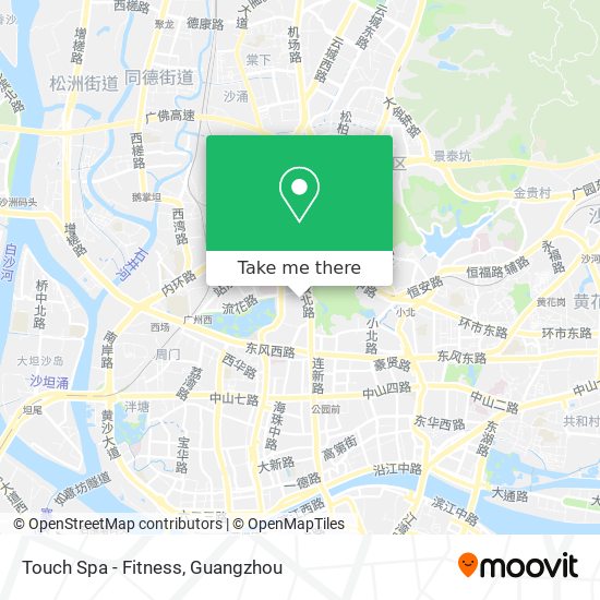 Touch Spa - Fitness map