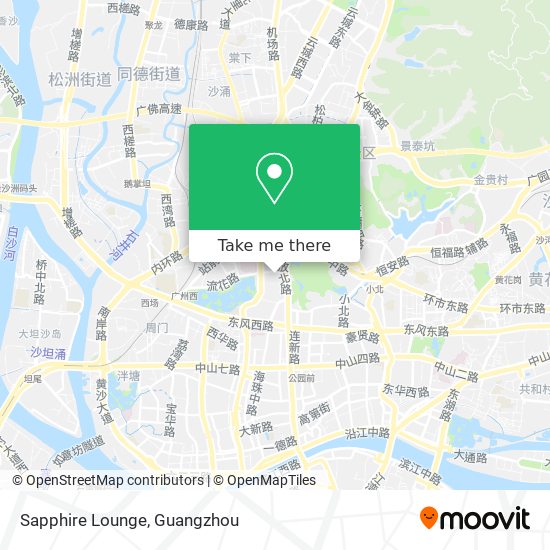 Sapphire Lounge map