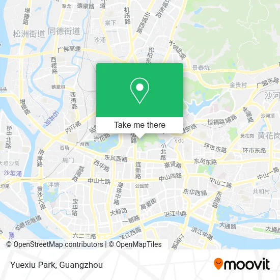 Yuexiu Park map