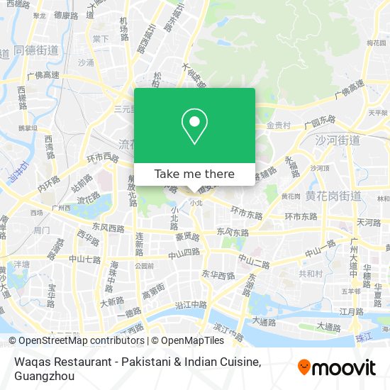 Waqas Restaurant - Pakistani & Indian Cuisine map