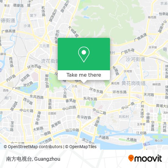 南方电视台 map