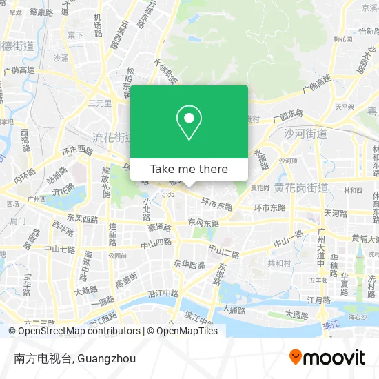 南方电视台 map