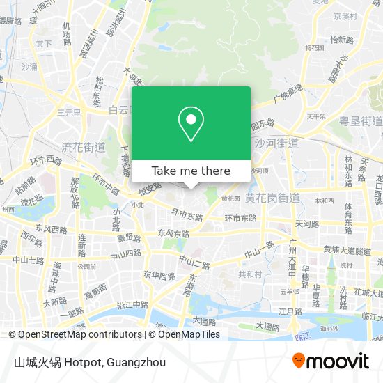 山城火锅 Hotpot map