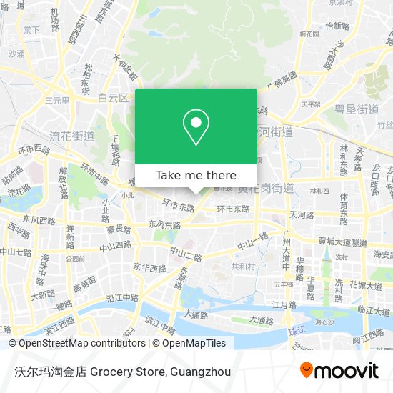沃尔玛淘金店 Grocery Store map