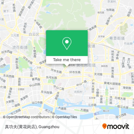 真功夫(黄花岗店) map