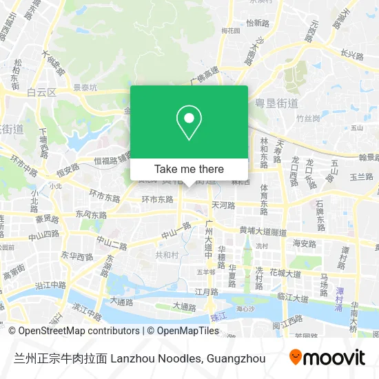 兰州正宗牛肉拉面 Lanzhou Noodles map
