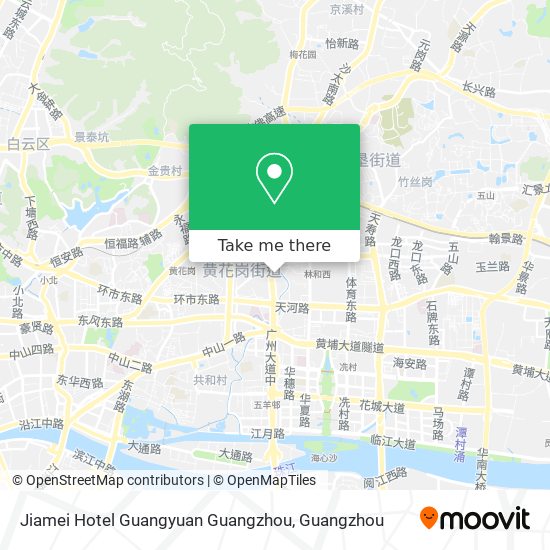 Jiamei Hotel Guangyuan Guangzhou map