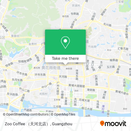 Zoo Coffee （天河北店） map