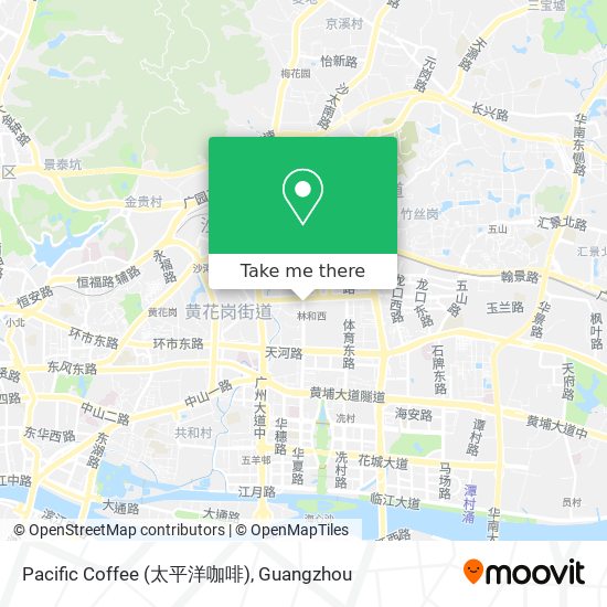 Pacific Coffee (太平洋咖啡) map