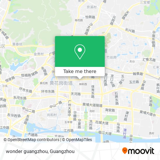 wonder guangzhou map