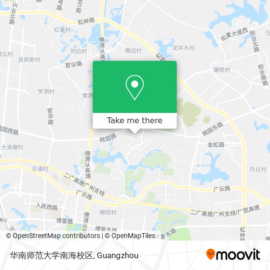 华南师范大学南海校区 map