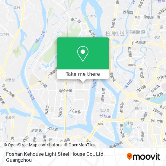 Foshan Kehouse Light Steel House Co., Ltd map