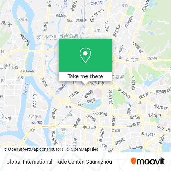 Global International Trade Center map