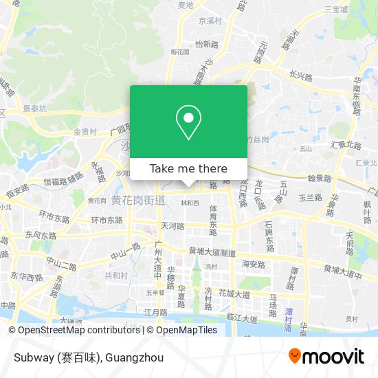 Subway (赛百味) map