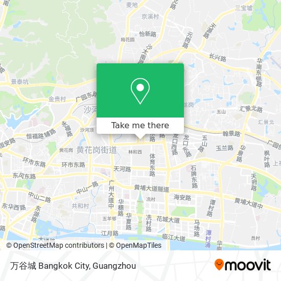 万谷城 Bangkok City map