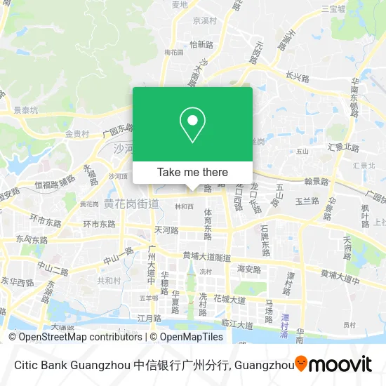 Citic Bank Guangzhou 中信银行广州分行 map