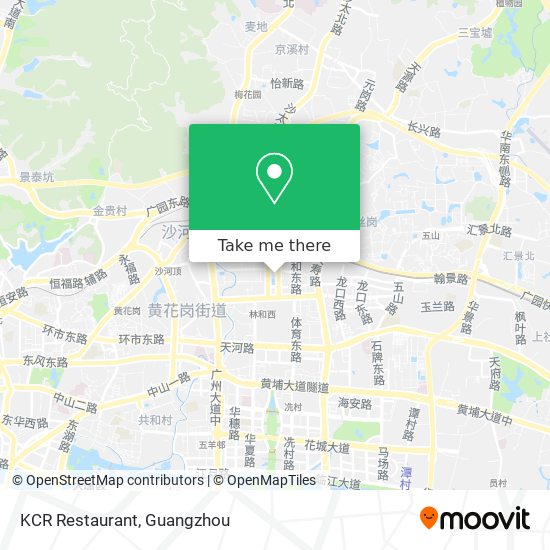 KCR Restaurant map