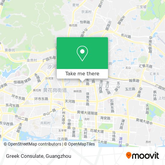 Greek Consulate map