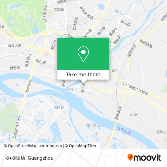 8+8飯店 map