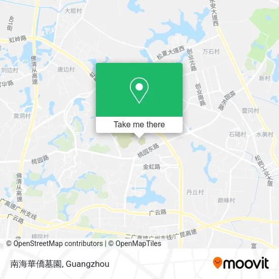 南海華僑墓園 map