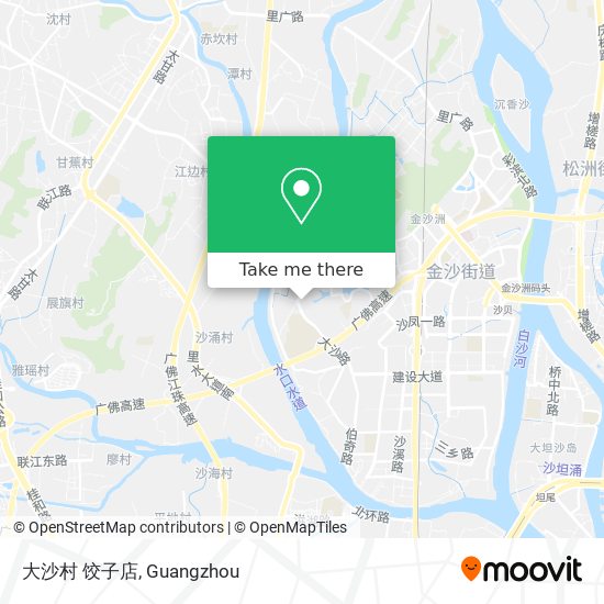 大沙村 饺子店 map