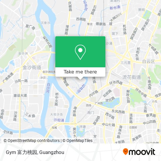 Gym 富力桃园 map