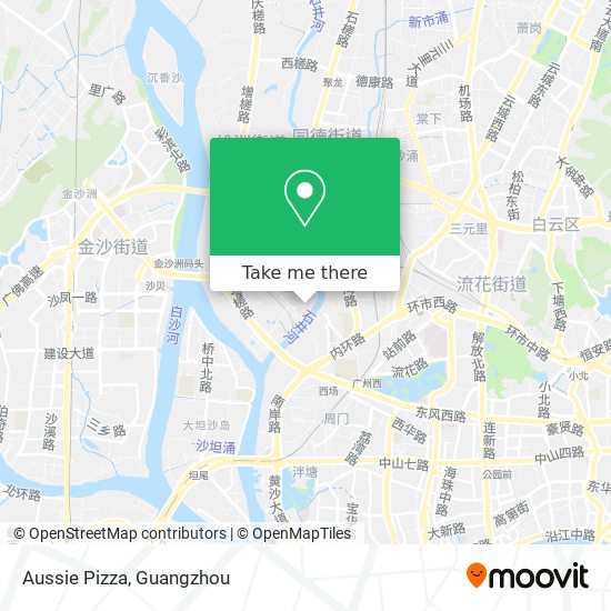 Aussie Pizza map
