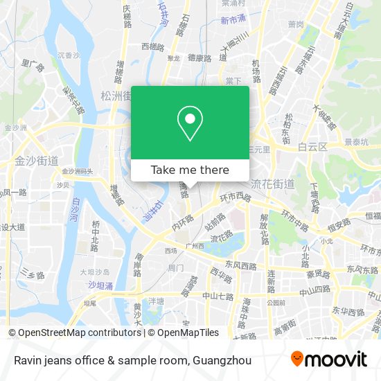 Ravin jeans office & sample room map