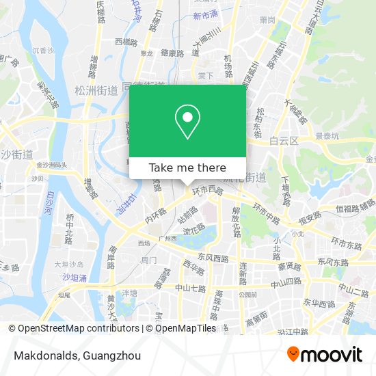 Makdonalds map