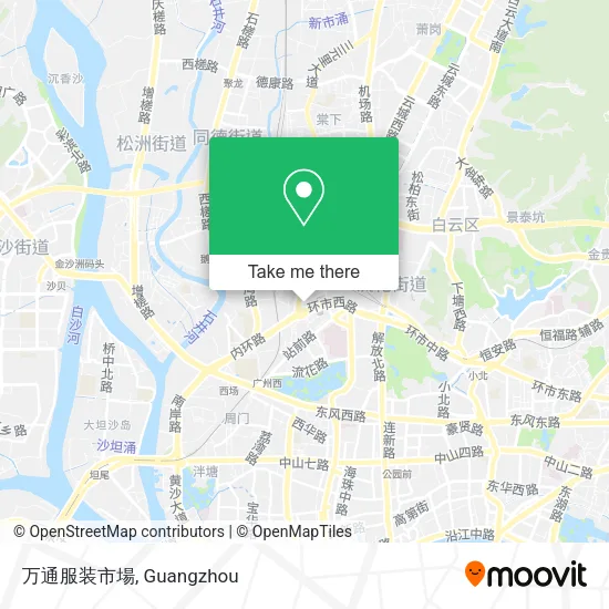万通服装市場 map
