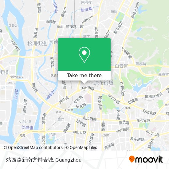 站西路新南方钟表城 map