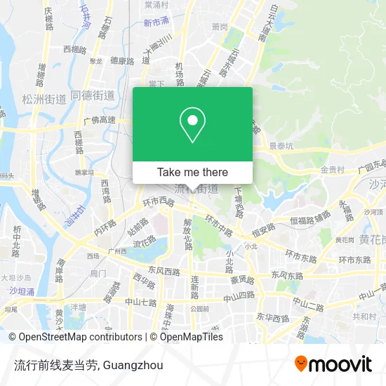 流行前线麦当劳 map