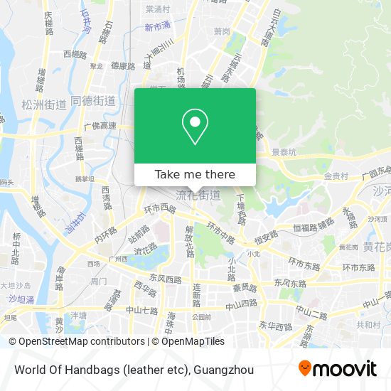 World Of Handbags (leather etc) map