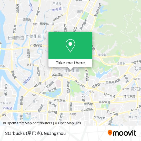 Starbucks (星巴克) map