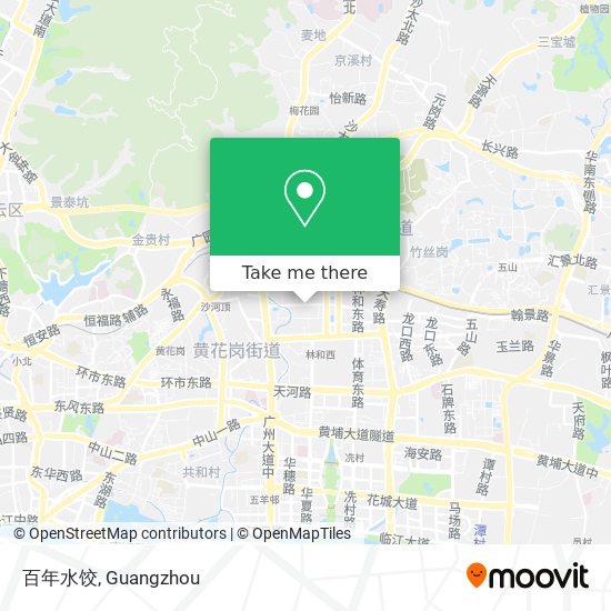 百年水饺 map