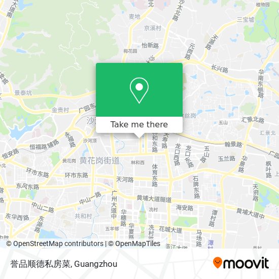 誉品顺德私房菜 map