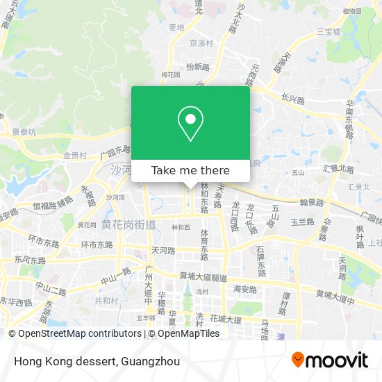 Hong Kong dessert map