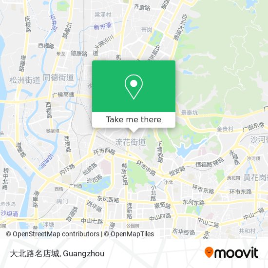 大北路名店城 map