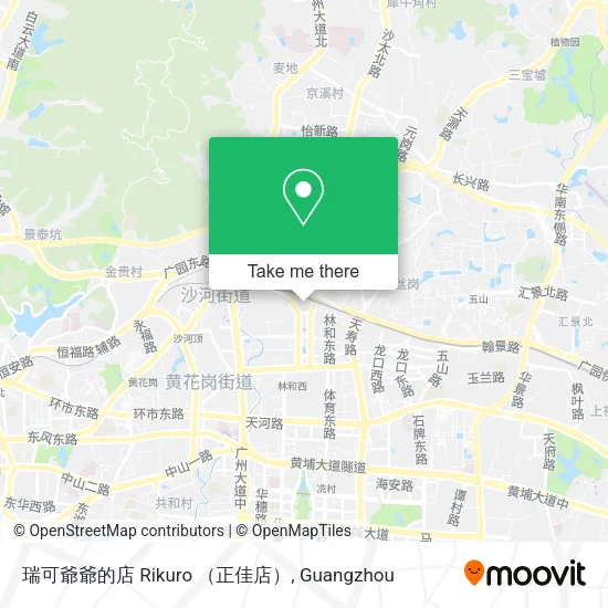瑞可爺爺的店 Rikuro （正佳店） map