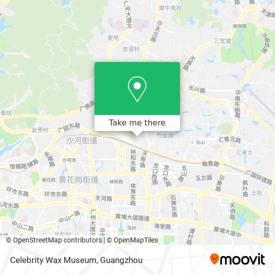 Celebrity Wax Museum map