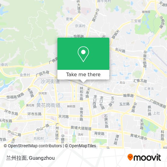 兰州拉面 map