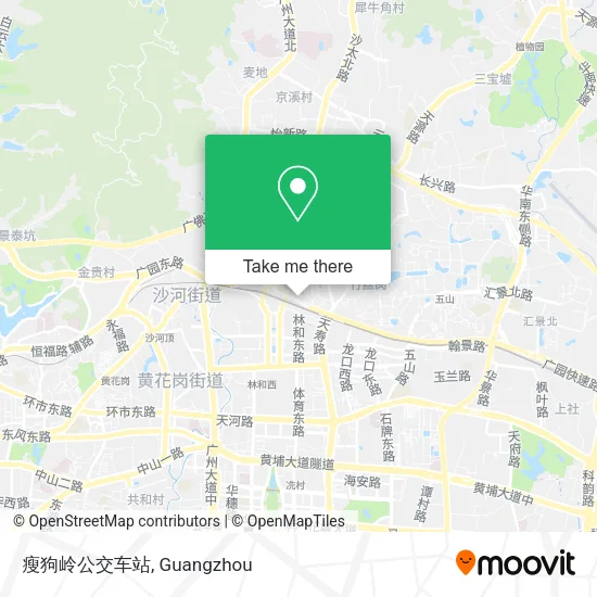 瘦狗岭公交车站 map