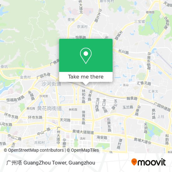 广州塔 GuangZhou Tower map
