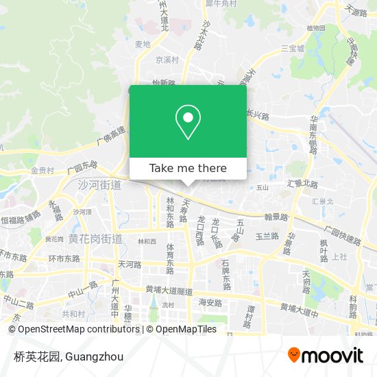 桥英花园 map