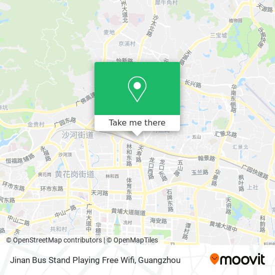 Jinan Bus Stand Playing Free Wifi map