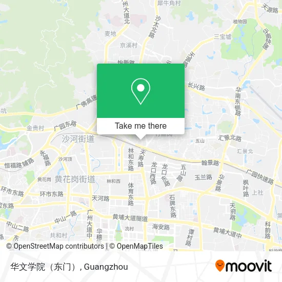 华文学院（东门） map