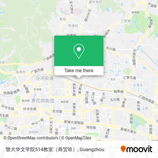 暨大华文学院514教室（商贸班） map