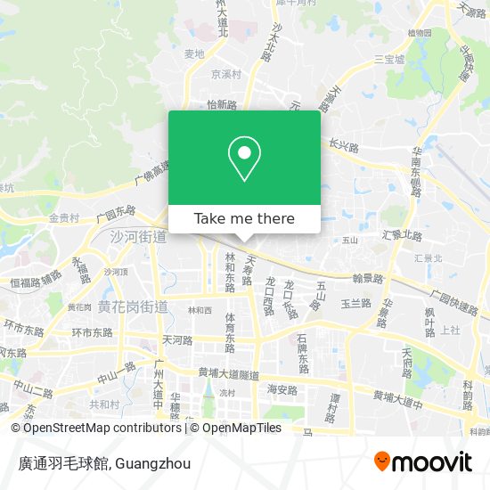 廣通羽毛球館 map